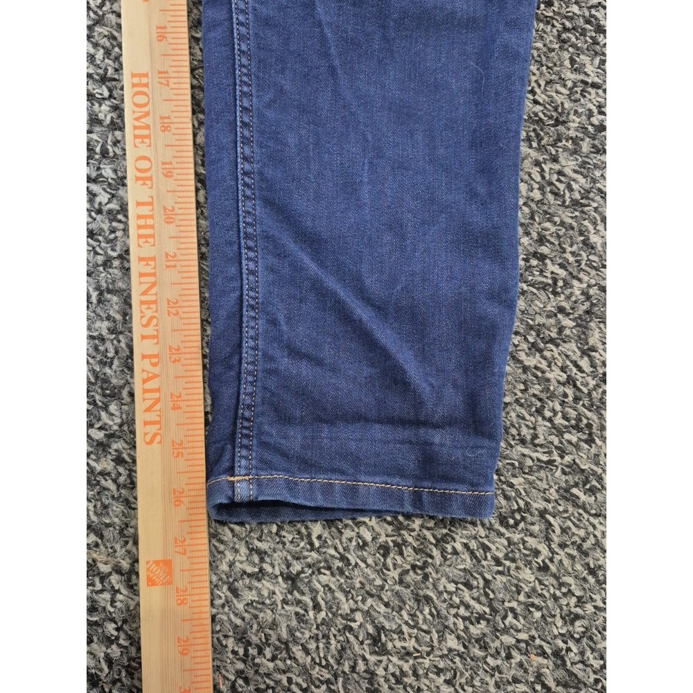 Patagonia Blue Denim Cropped Straight Leg Jeans size 28 - Picture 6 of 9